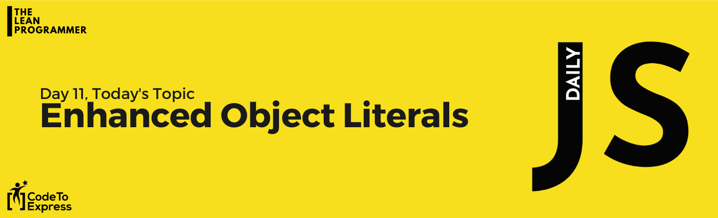 Enhanced Object Literals