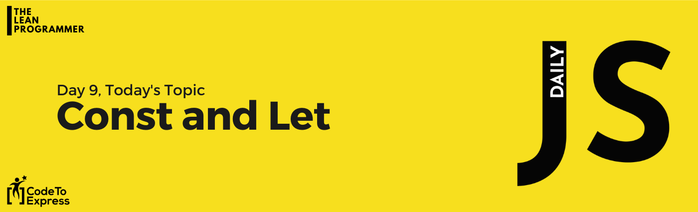 const and let